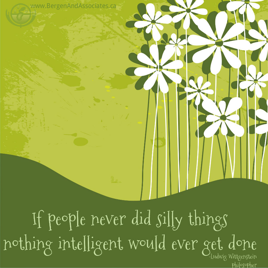 If people never did silly things nothing intelligent would ever get done quote